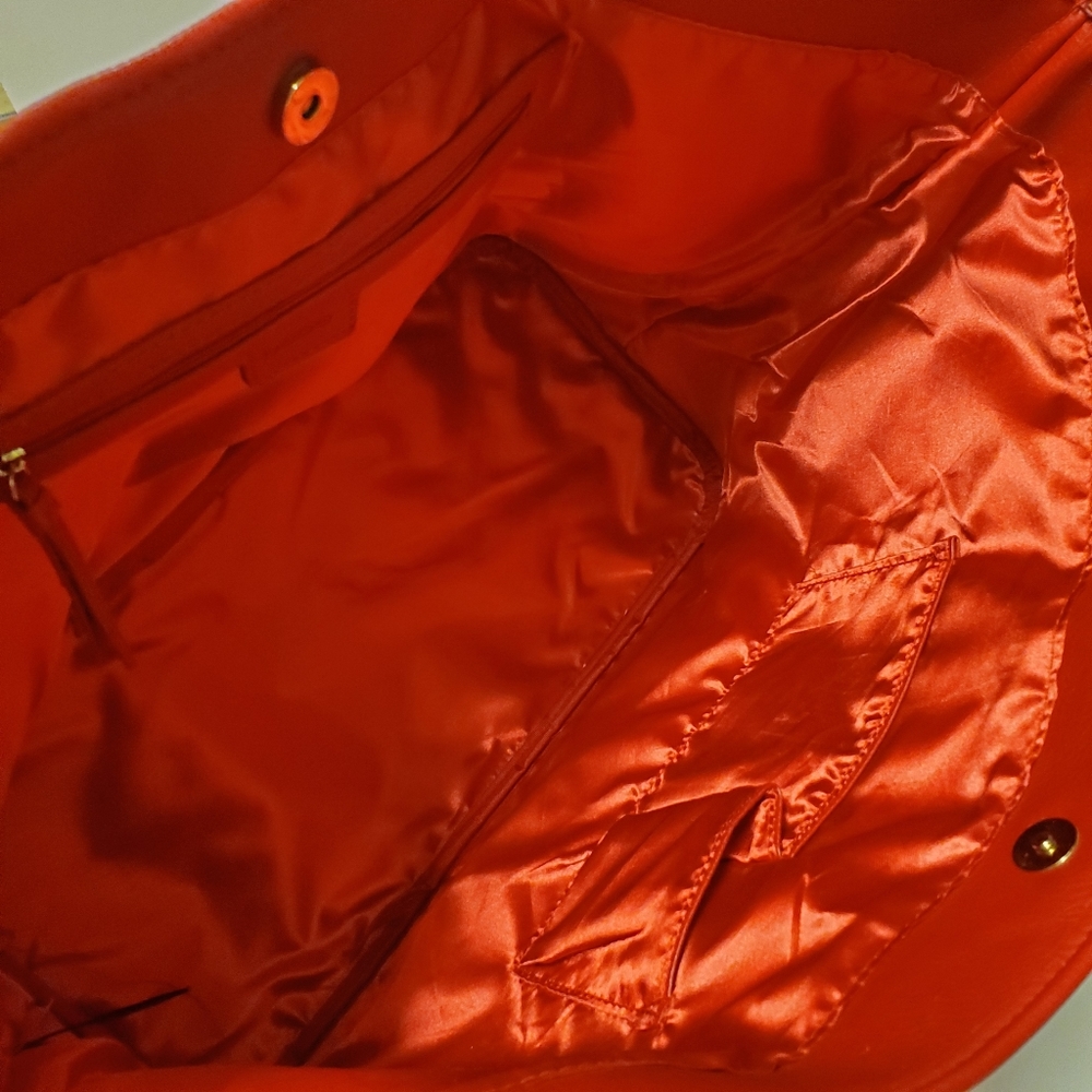 BEBE Red Purse - Picture 6 of 13